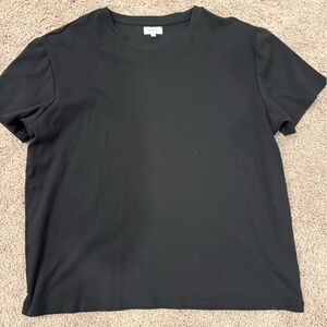 Black Short Sleeve Top